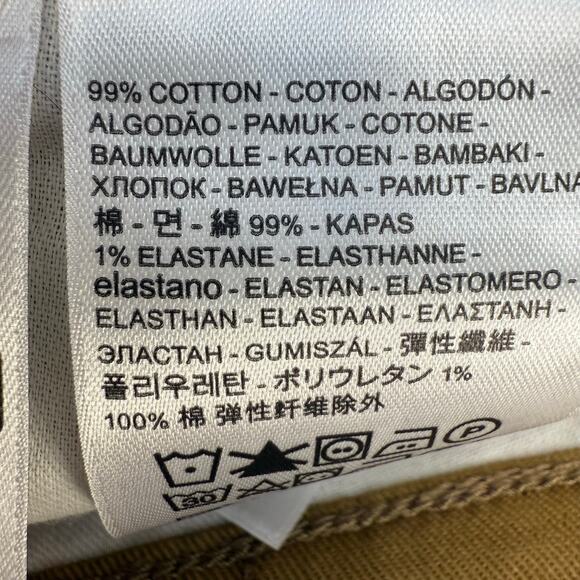 Levi's 513 Men's 40x30 Mustard Gold Straight Leg Preppy Business Casual Normcore - Picture 7 of 14